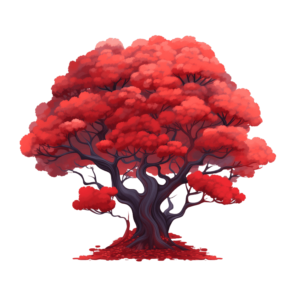 Red tree