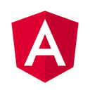 An icon representing Angular