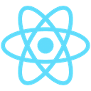 An icon representing React.js